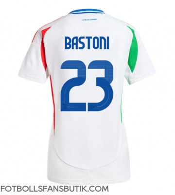 Italien Alessandro Bastoni #23 Replika Bortatröja Damer EM 2024 Kortärmad